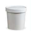 12oz White Soup Container & Lid Combo