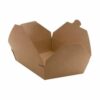 No2 Kraft Biodegradable Leakproof Container-1