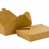 No2 Kraft Biodegradable Leakproof Container