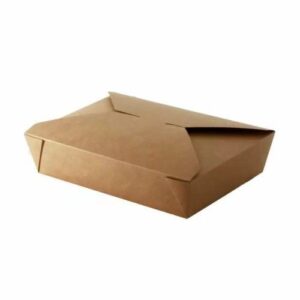 No2 Kraft Biodegradable Leakproof Container