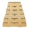 6 Pizza boxes Pyramid Stack