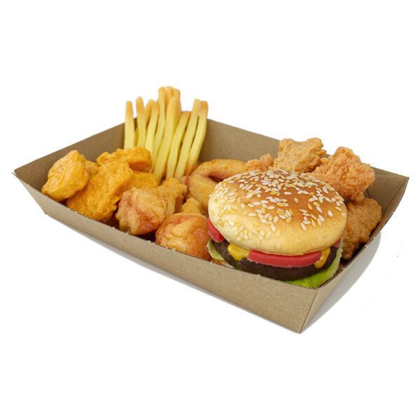 Small Food Tray with food